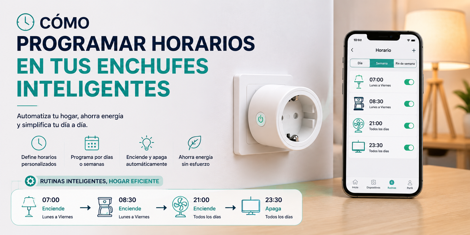 Cómo Programar Horarios en tus Enchufes Inteligentes
