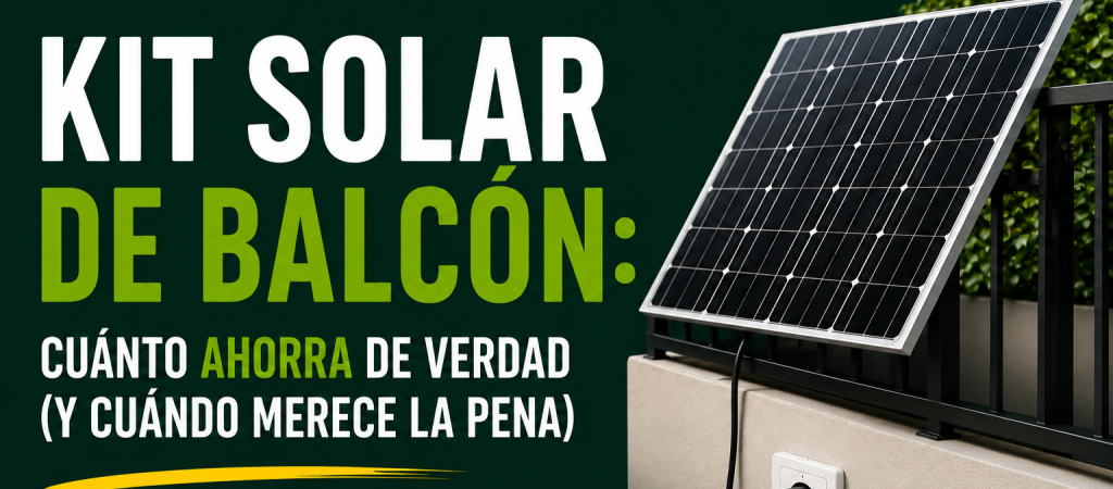 Qué es un panel solar de balcón y si merece la pena