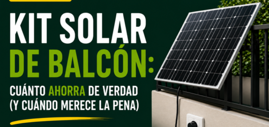 Qué es un panel solar de balcón y si merece la pena