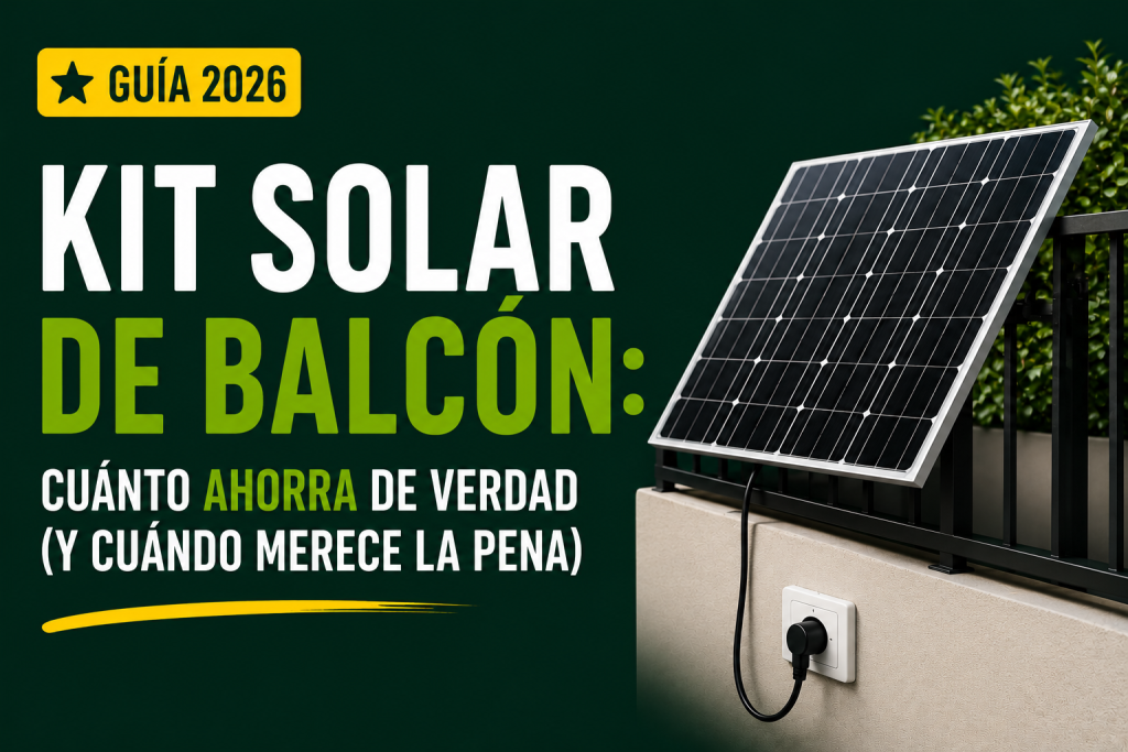 Qué es un panel solar de balcón y si merece la pena